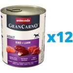 Animonda GranCarno Adult Beef & Lamb 12 x 800 g – Hledejceny.cz