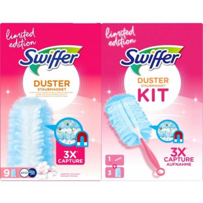 Swiffer Sada na prach 2x násada 3 prachovky 9 parfémovaných prachovek – Hledejceny.cz