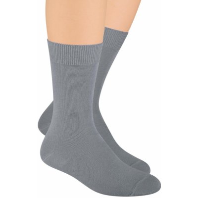 Antibakteriální 100% bavlněné ponožky 155 šedá – Zboží Mobilmania