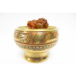 Mani Bhadra Mani Bhadra Kadidelnice Mosazná vykuřovací miska, 8 x 3 cm – Hledejceny.cz