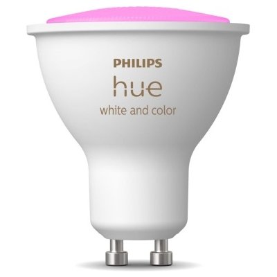 Philips HUE WCA LED reflector PAR16 4.3W GU10 2000-6500K/RGB 230lm Dim – Zboží Mobilmania