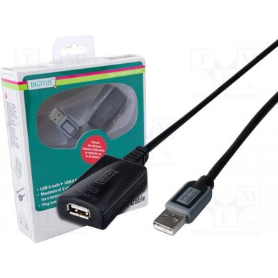 Digitus DA-73100-1 Repeater USB, USB 2.0, USB A zásuvka, USB A vidlice, 10m, blistr – Zboží Mobilmania