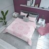 Přehoz Detexpol přehoz na postel Mandala rosé 170 x 210 cm