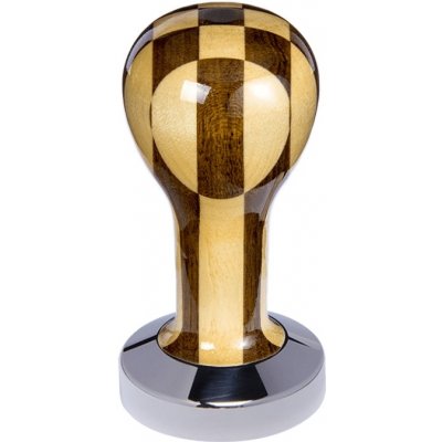 Buna Café Tamper šachovnice, lak, nerez lesk, plochý 49 mm – Hledejceny.cz