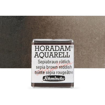 Schmincke Horadam akvarelové barvy v poloviční pánvičce 662 sépiově hnědá načervenalá – Hledejceny.cz