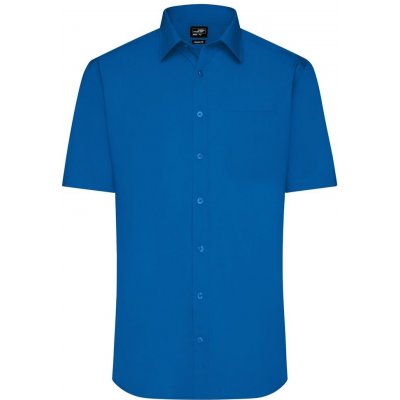 James & Nicholson pánská košile s krátkým rukávem JN680 královská modrá