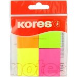 Samolepicí bloček KORES, 38 x 51 mm, nenový mix – Hledejceny.cz