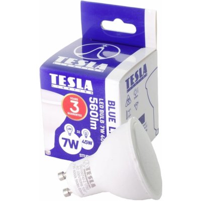 Tesla LED žárovka, GU10, 7 W, 560 lm, 4 000 K – Zboží Živě