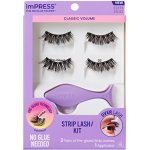 KISS Umělé řasy imPRESS No Glue Strip Lash 02 – Zboží Mobilmania