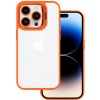 Pouzdro a kryt na mobilní telefon Apple Tel Protect Kickstand Iphone 15 Plus oranžové