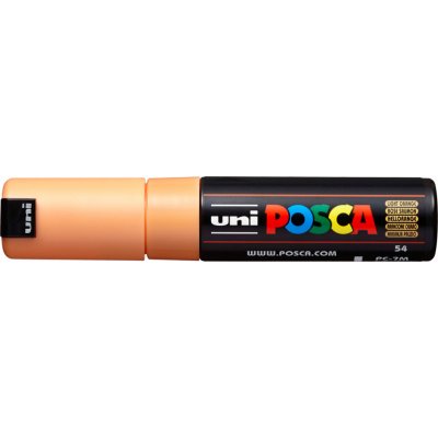 Uni PC-7M Posca 4,5-5,5 mm kulatý silný světle oranžová 54 – Zboží Mobilmania