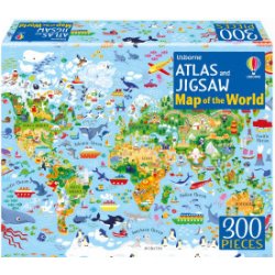 Atlas and Jigsaw Map of the World