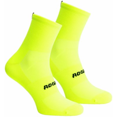 Rogelli Coolmaxové ponožky ESSENTIAL 2 páry v balení reflexní žluté