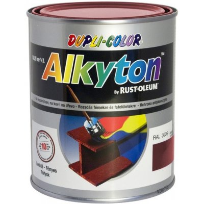 Dupli-Color Alkyton Lesk, samozákladová barva na rez, Ral 6005 mechová zelená, 1 l – Zbozi.Blesk.cz