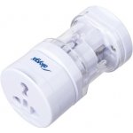 Akyga univerzální cestovní cestovní adaptér/110-250 V/ABS/Bílá AK-AD-61 | Zboží Auto