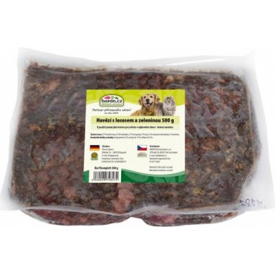 Paex Hovězí maso s lososem a zeleninou komplet 500 g – Hledejceny.cz