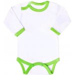 New Baby Kojenecké body s zeleným lemem – Zboží Dáma
