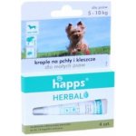 HAPPS Bylinné kapky proti blechám a klíšťatům pro malé psy 5-10 kg – Sleviste.cz