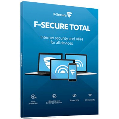 F-Secure Total 1 lic. 1 rok (FCFTBR1N001E2) – Hledejceny.cz