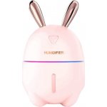 Respelen Ultrazvukový Rabbit aroma difuzér s LED osvětlením Růžová 300 ml – Sleviste.cz