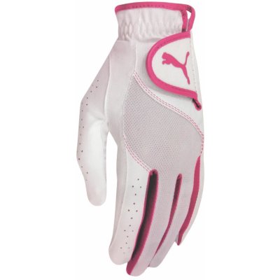 Puma Sport Performance Womens Golf Glove bílo/růžová pravá L – Zboží Mobilmania