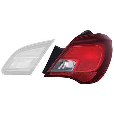 Zadní světlo VAN WEZEL 3804936 – Zboží Mobilmania