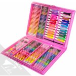 ISO 9174 Výtvarná sada Mega Art Set 168 ks růžová – Zboží Dáma