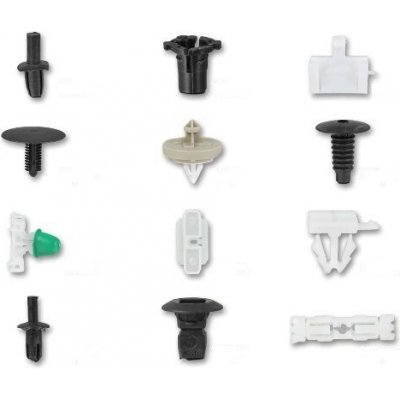 Příchytky čalounění pro interiér vozu Volkswagen, sada 255 ks - ASTA – Zboží Mobilmania