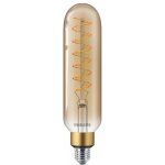 Philips Vintage LED žárovka E27 T65 7W 470lm 1800K stmívatelná, gold – Hledejceny.cz