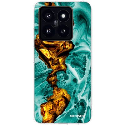 Picasee silikonový průhledný obal pro Xiaomi 14 Pro - Goldsky – Zboží Živě