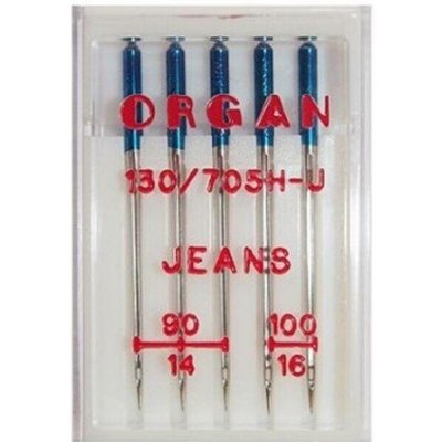 Jehly Organ 130/705 H Jeans 5ks mix (3x90, 2x100) – Hledejceny.cz