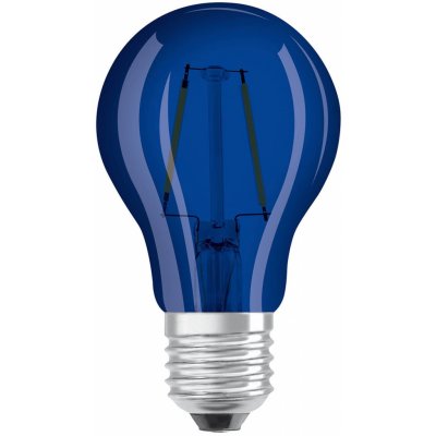 Osram LED žárovka E27 Star Décor Cla A 2,5W, modrá – Zbozi.Blesk.cz