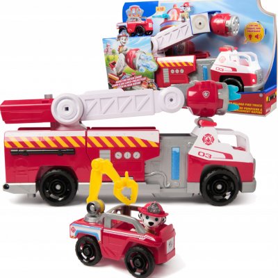 Spin Master Tlapková patrola Fire Rescue Velké interaktivní hasičské vozidlo – Zboží Mobilmania
