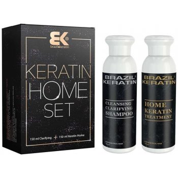 BK Brazil Keratin Home Keratin 150 ml + Clarifying šampon 150 ml dárková sada