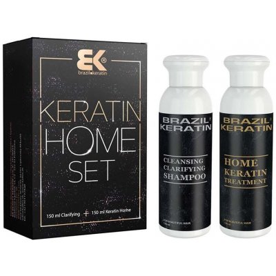 BK Brazil Keratin Home Keratin 150 ml + Clarifying šampon 150 ml dárková sada – Hledejceny.cz