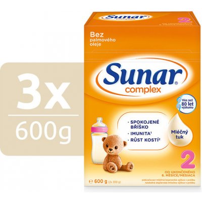 Sunar 2 complex 3 x 600 g – Hledejceny.cz