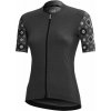 Cyklistický dres Dotout Check Women's Shirt Dark Gray Melange