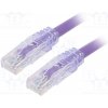 síťový kabel Panduit UTP6AX2MVL Patch, TX6A™ 10Gig,U/UTP; 6a; drát; Cu; PVC; 2m, fialový