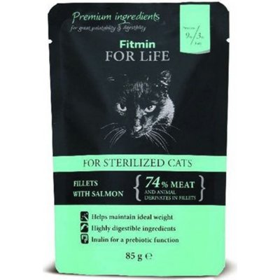 Fitmin For Life Cat Sterilized 85 g – Zboží Mobilmania