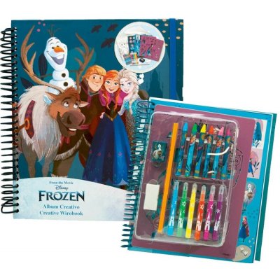 TOYCOMPANY Kreativní zábavní sešit Frozen Ledové království 22x26 cm – Zbozi.Blesk.cz