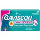 Volně prodejný lék GAVISCON DUO EFEKT POR 250MG/106,5MG/187,5MG TBL MND 24