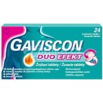 GAVISCON DUO EFEKT POR 250MG/106,5MG/187,5MG TBL MND 24 – Hledejceny.cz