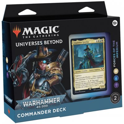 Wizards of the Coast Magic The Gathering Universes Beyond Warhammer 40,000 Forces of the Imperium – Zboží Mobilmania