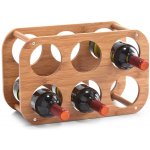 Zeller Present Stojan na víno Bamboo bambusové dřevo 6 ks 13559 – HobbyKompas.cz