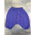 Dětské kalhoty harémky 2. modro fialové