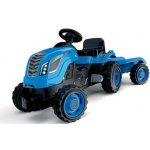 Smoby Šlapací traktor Farmer XL modrý s vozíkem – Zboží Dáma