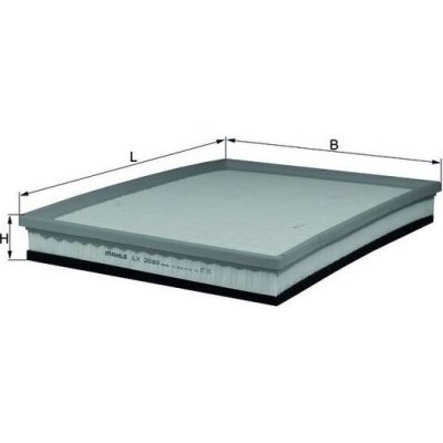 Vzduchový filtr MAHLE LX 2080 – Hledejceny.cz