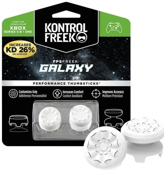 KontrolFreek Freek Galaxy (White) Xbox One X/S Extended Controller Grip Caps