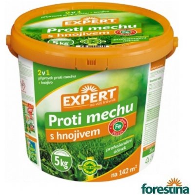 Forestina Přípravek Expert proti mechu 2v1 5kg s hnojivem