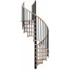 Schody Minka Spiral Wood průměr 120cm pro výšku do 305cm, modulové schodiště stavebnicového typu